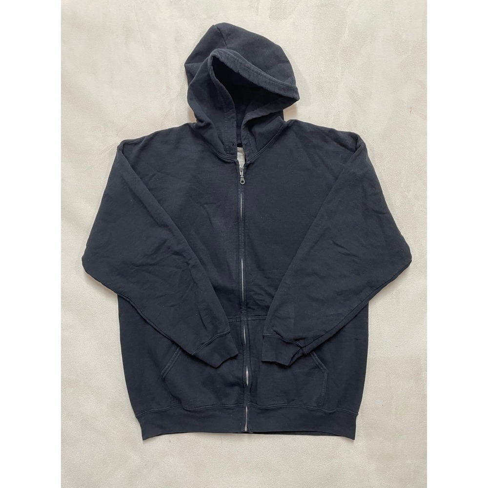 Tennis Premium Garments Mens XL Full Zip Hoodie Black 100% Cotton BUZ0000981